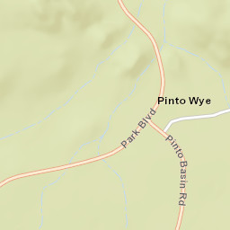 Pinto Wye California Street Map