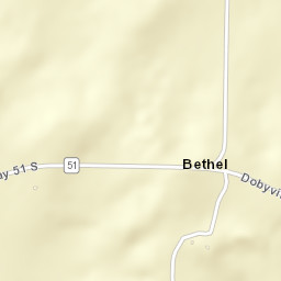 Bethel Arkansas Street Map