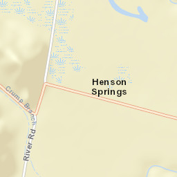 Henson Springs Alabama Street Map