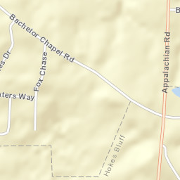 Bachelors Chapel Alabama Street Map