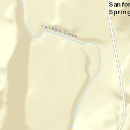 Sanford Springs Alabama Street Map