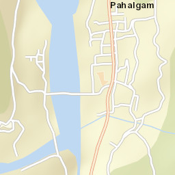 Pahlgam Street Map