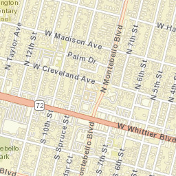 Montebello California Street Map