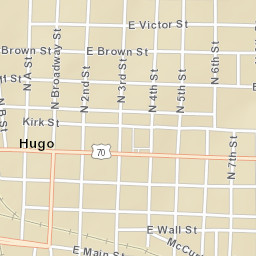 602 E Kirk St Hugo OK 74743 Street Map