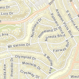 View Park California Street Map