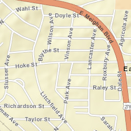 East Gadsden Alabama Street Map