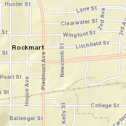 521 North Piedmont Avenue Rockmart GA Street Map