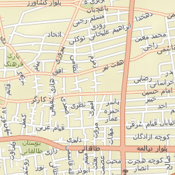 Delijan Street Map