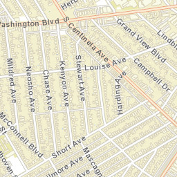 Culver Garden California Street Map