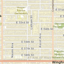 Wingfoot California Street Map