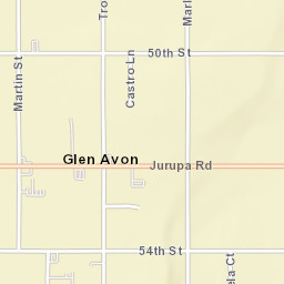 Mira Loma California Street Map