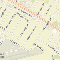 Rubidoux California Street Map