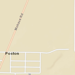 Poston Arizona Street Map