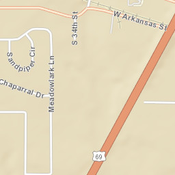 U.S. 75, Durant, OK 74701, USA Street Map