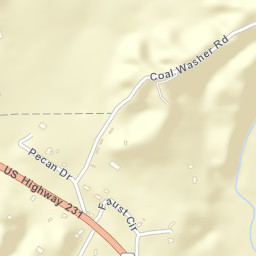 Rosa Alabama Street Map