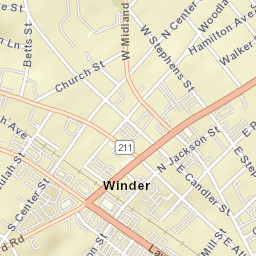 59 North Broad Street, Winder, GA 30680 Street Map