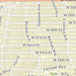 Windsor Hills California Street Map