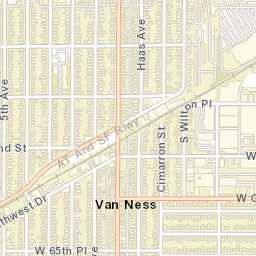 Van Ness California Street Map