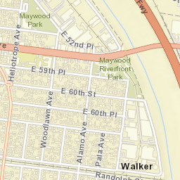 Walker California Street Map