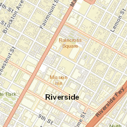 3629-3699 Mission Inn Avenue, Riverside, CA Street Map