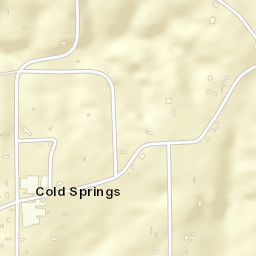 Cold Springs Alabama Street Map