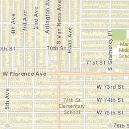 6573 3rd Avenue Los Angeles CA 90043 Street Map