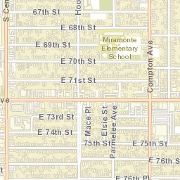 Florence California Street Map
