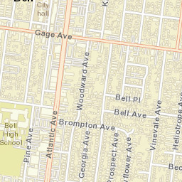 Bell California Street Map