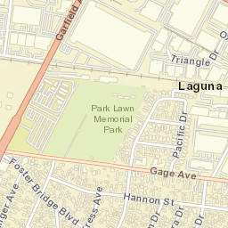 Laguna California Street Map