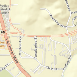 Pedley California Street Map