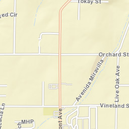 Cherry Valley California Street Map