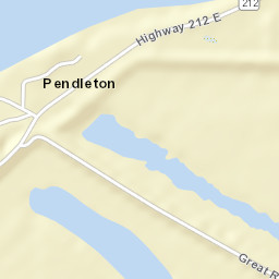 Pendleton Arkansas Street Map
