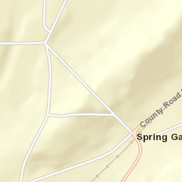 Spring Garden Alabama Street Map