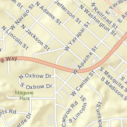 67 N Tegner St, Wickenburg, AZ 85390 Street Map