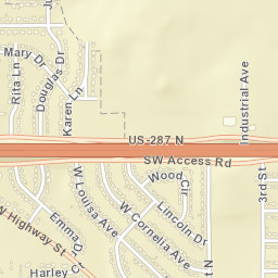 SW Access Rd Iowa Park TX 76367 Street Map