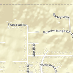 Serrano Heights California Street Map