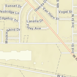 Iowa Park Texas1022W Hwy St Street Map