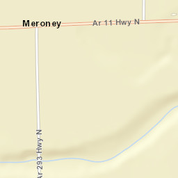 Meroney Arkansas Street Map