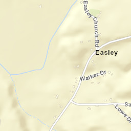 Easley Alabama Street Map