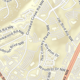 6165-6175 Mountcreek Pl NW Norcross Street Map