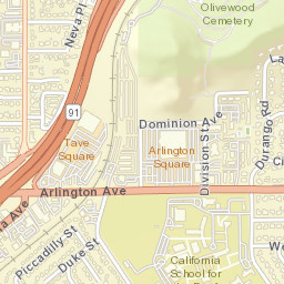 Pachappa California Street Map