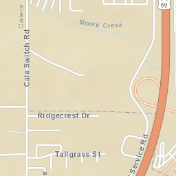 U.S. 75 & U.S. 69 Durant OK 74701 Street Map