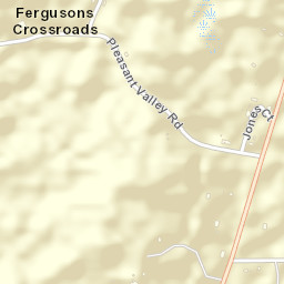 Ferguson Crossroad Alabama Street Map