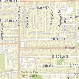 Hacienda Village California Street Map