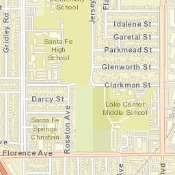 Fulton Wells California Street Map