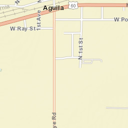 Aguila Arizona Street Map