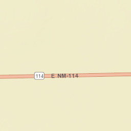 2589-2649 NM-114 Rogers NM Street Map