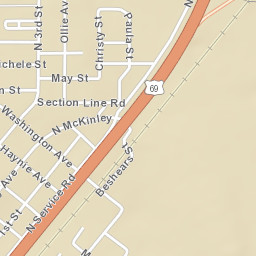 306-322 Allen Lane, Calera, OK 74730, USA Street Map