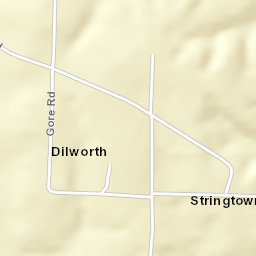 Stringtown Arkansas Street Map