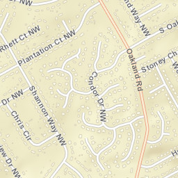 2130 Hollywood Dr Lawrenceville GA Street Map